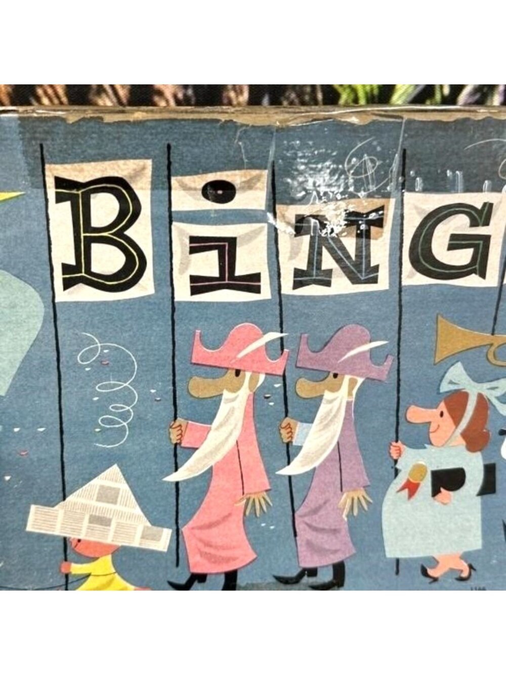 Pressman Bingo Board Game with Metal Spinner Tin Lithograph Complete - Picture 9 of 12